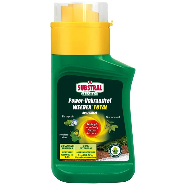 SUBSTRAL® CELAFLOR® Power-Unkrautfrei WEEDEX® TOTAL Konzentrat - 230 ml SUBSTRAL® CELAFLOR® Power-Unkrautfrei WEEDEX® TOTAL Konzentrat - 230 ml