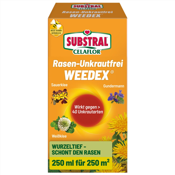 SUBSTRAL® CELAFLOR® Rasen-Unkrautfrei WEEDEX für bis zu 250 m² - 250 ml