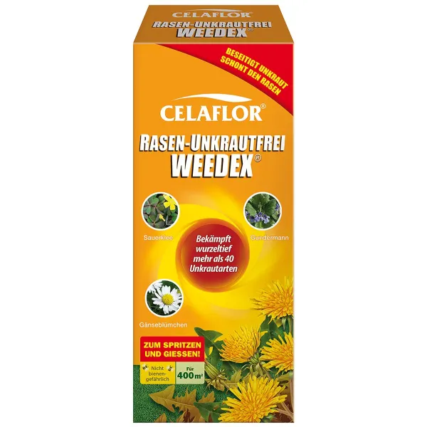 SUBSTRAL® CELAFLOR® Rasen-Unkrautfrei WEEDEX für bis zu 400 m² - 400 ml