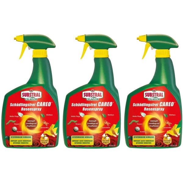 SUBSTRAL® CELAFLOR® Schädlingsfrei CAREO® Zierpflanzen - 800 ml x 3 SUBSTRAL® CELAFLOR® Schädlingsfrei CAREO® Zierpflanzen - 800 ml x 3