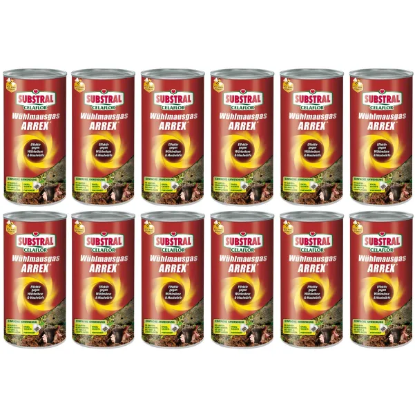 SUBSTRAL® CELAFLOR® Wühlmaus-Gas ARREX® - 250 g x 12