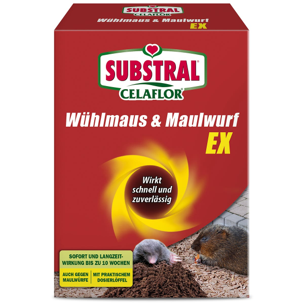 SUBSTRAL® CELAFLOR® Wühlmaus & Maulwurf Ex - 150 g