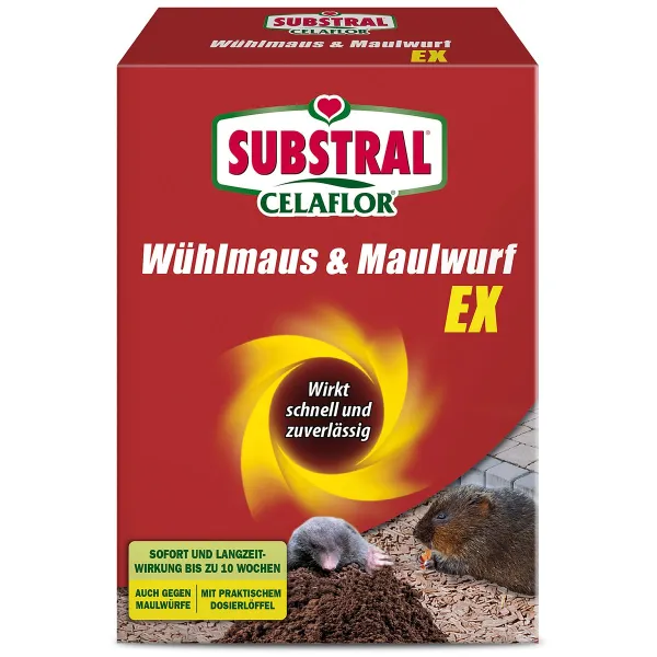 SUBSTRAL® CELAFLOR® Wühlmaus & Maulwurf Ex - 150 g