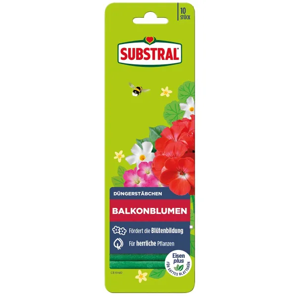 SUBSTRAL® Dünger-Stäbchen für Balkon Blumen - 10 Stäbchen
