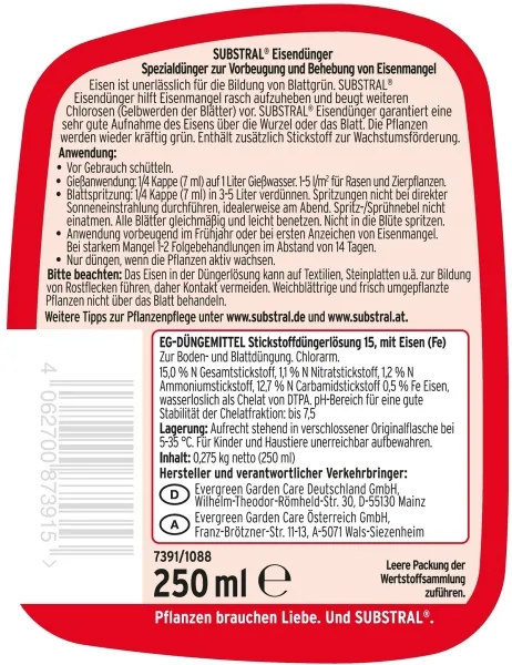 SUBSTRAL® Eisendünger 250 ml