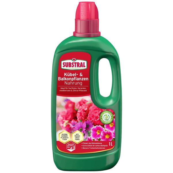 SUBSTRAL® Düngerkonzentrat für Kübel- & Balkonpflanzen - 1 Liter