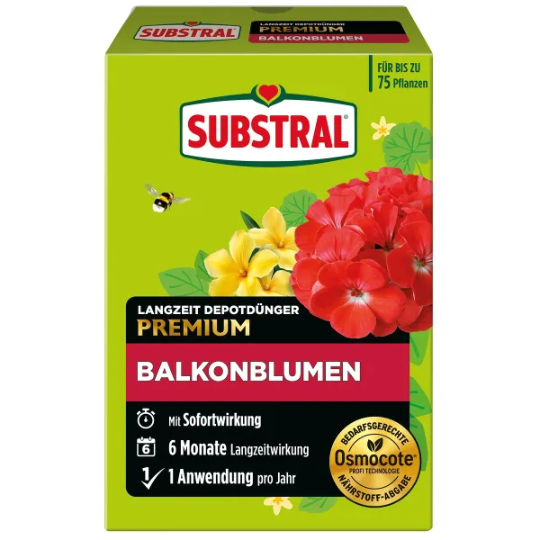 SUBSTRAL® Langzeit Depotdünger Balkonblumen - 750 g