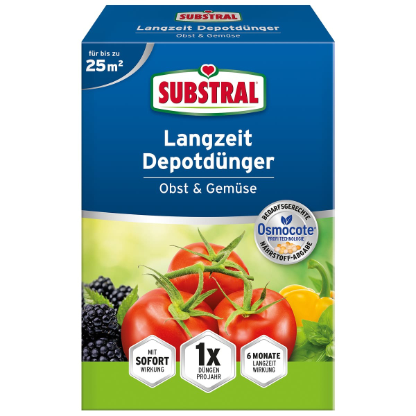 SUBSTRAL® Langzeit Depotdünger PREMIUM für Obst & Gemüse - 750 g