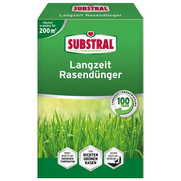SUBSTRAL® Langzeit Rasendünger für 200 m² - 4 kg SUBSTRAL® Langzeit Rasendünger für 200 m² - 4 kg