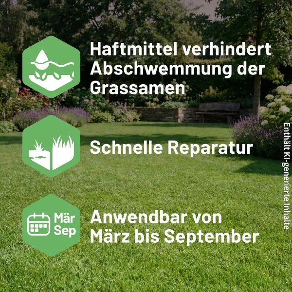 SUBSTRAL® Magisches Rasen-Pflaster für bis zu 16 m² - 3,6 kg