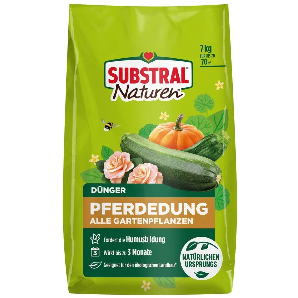 SUBSTRAL® Naturen® BIO Pferdedung Pellets - 7 kg