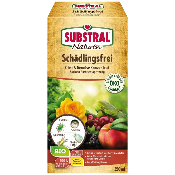 SUBSTRAL® Naturen® BIO Schädlingsfrei Obst & Gemüse Konzentrat - 250 ml SUBSTRAL® Naturen® BIO Schädlingsfrei Obst & Gemüse Konzentrat - 250 ml