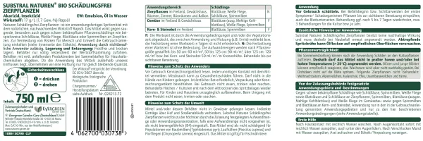 SUBSTRAL® Naturen® BIO Schädlingsfrei Zierpflanzen Spray - 750 ml