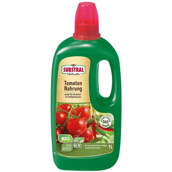 SUBSTRAL® Naturen® BIO Tomaten Nahrung auch für Kräuter & Chilipflanzen - 1 Liter