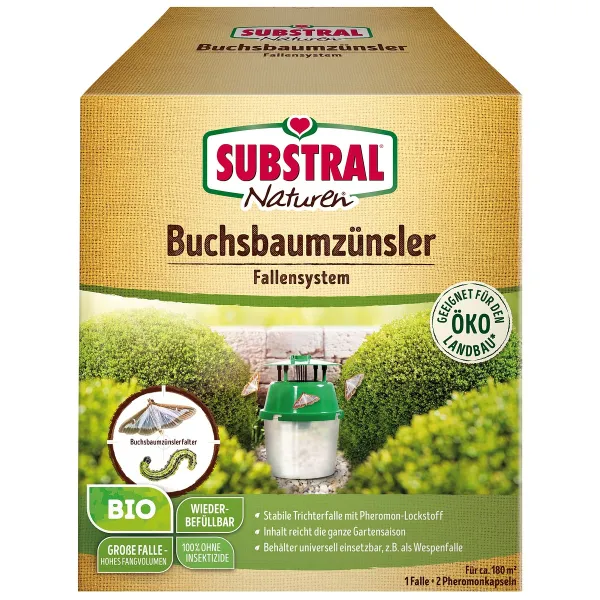 SUBSTRAL® Naturen® Buchsbaumzünsler Fallensystem für bis zu 180 m²