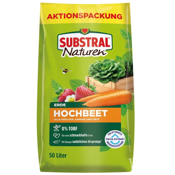 SUBSTRAL® Naturen® Hochbeeterde torffrei - 50 Liter