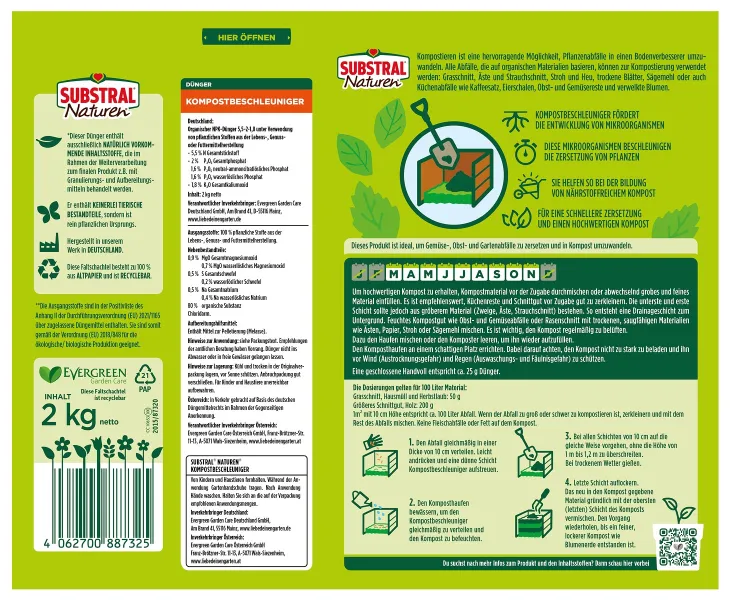 SUBSTRAL® Naturen® Kompostbeschleuniger - 2 kg