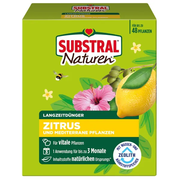 SUBSTRAL® Naturen® Langzeitdünger für Zitrus und mediterrane Pflanzen - 1,2 kg SUBSTRAL® Naturen® Langzeitdünger für Zitrus und mediterrane Pflanzen - 1,2 kg