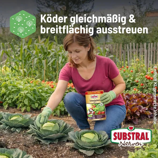 SUBSTRAL® Naturen® Schneckenkorn LIMEX® Fe für 500 m² - 1,5 kg