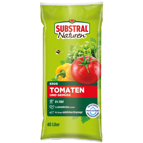 SUBSTRAL® Naturen® Tomaten- und Gemüseerde torffrei - 40 Liter