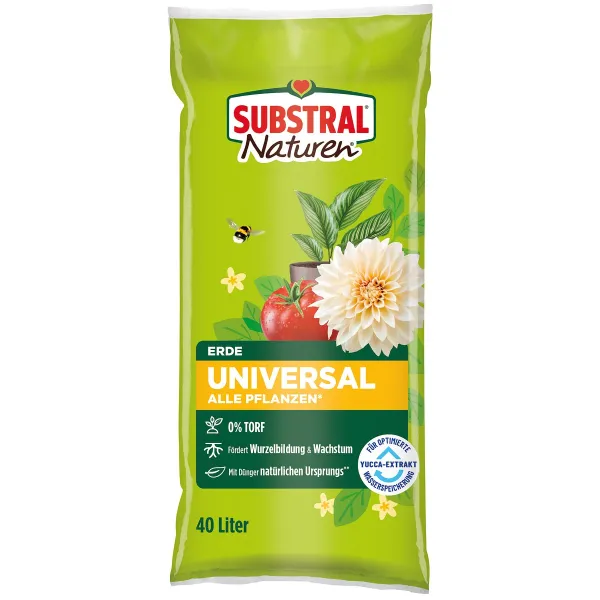 SUBSTRAL® Naturen® Universalerde torffrei - 40 Liter SUBSTRAL® Naturen® Universalerde torffrei - 40 Liter