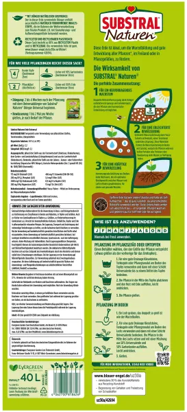 SUBSTRAL® Naturen® Universalerde torffrei - 40 Liter