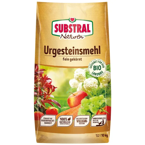 SUBSTRAL® Naturen® Urgesteinsmehl für bis zu 33 m² - 10 kg