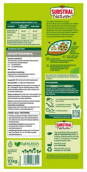 SUBSTRAL® Naturen® Urgesteinsmehl für bis zu 33 m² - 10 kg