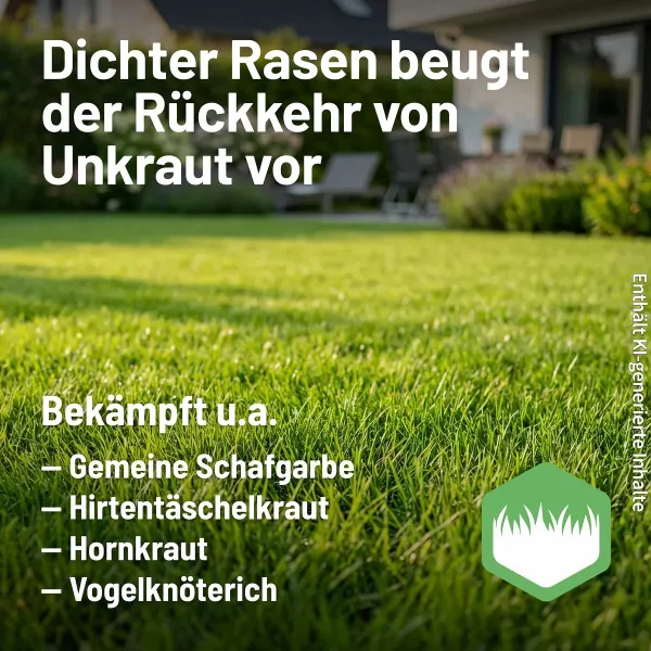 SUBSTRAL® Rasendünger mit Unkrautvernichter für bis zu 450 m² - 9 kg