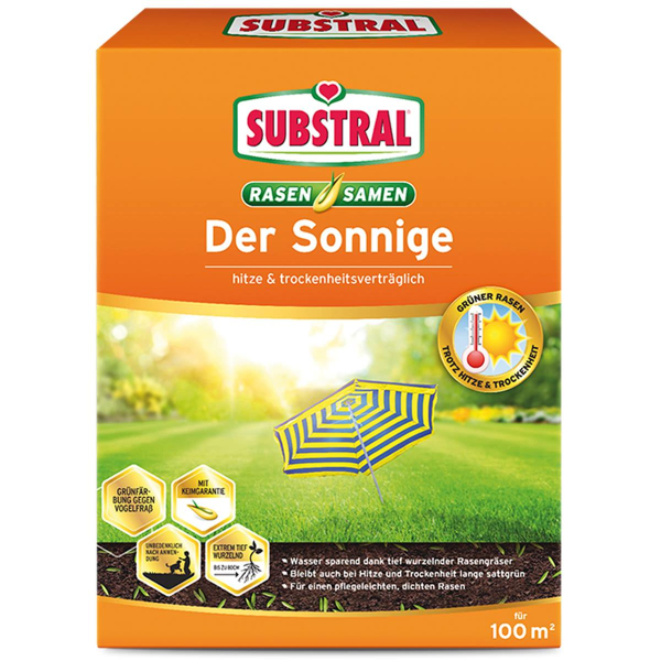 SUBSTRAL® Rasensamen Der Sonnige 2,25 kg für 100 m²
