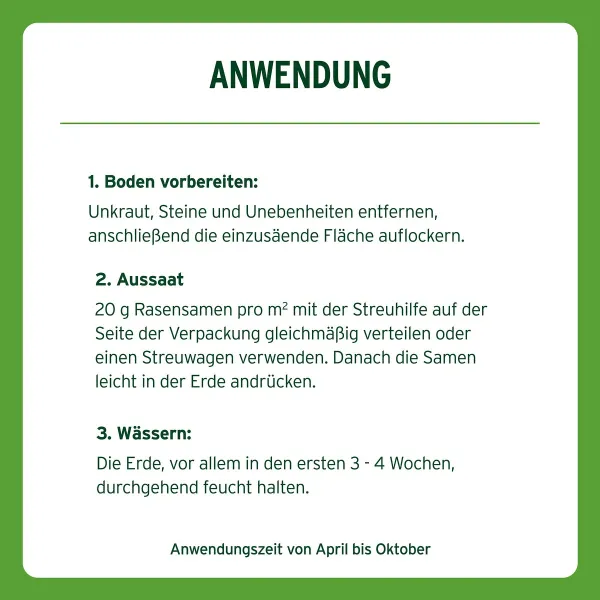 SUBSTRAL® Rasensamen Sport & Spiel für 500 m² - 10 kg