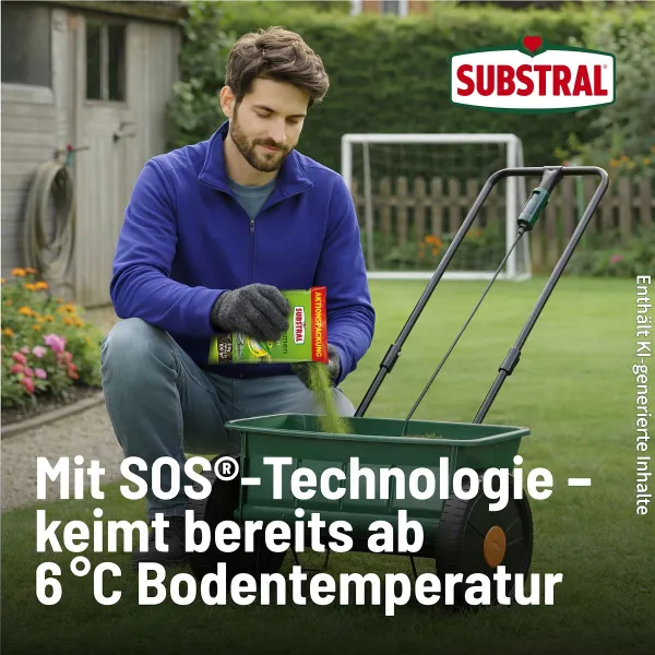 SUBSTRAL® Rasensamen Sport & Spiel für bis zu 100 m² - 2 kg
