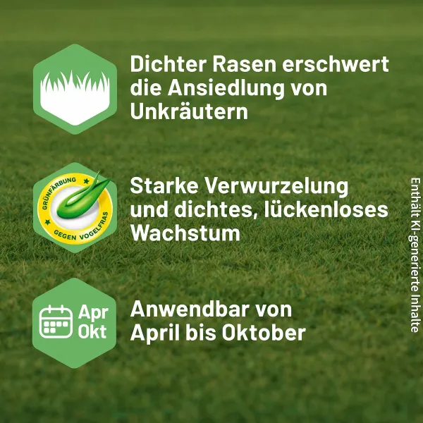 SUBSTRAL® Rasensamen Sport & Spiel für bis zu 100 m² - 2 kg