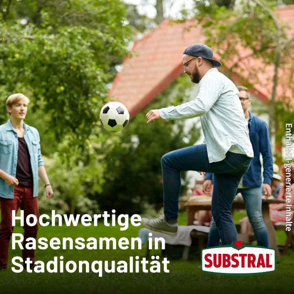 SUBSTRAL® Rasensamen Sport & Spiel für bis zu 100 m² - 2 kg