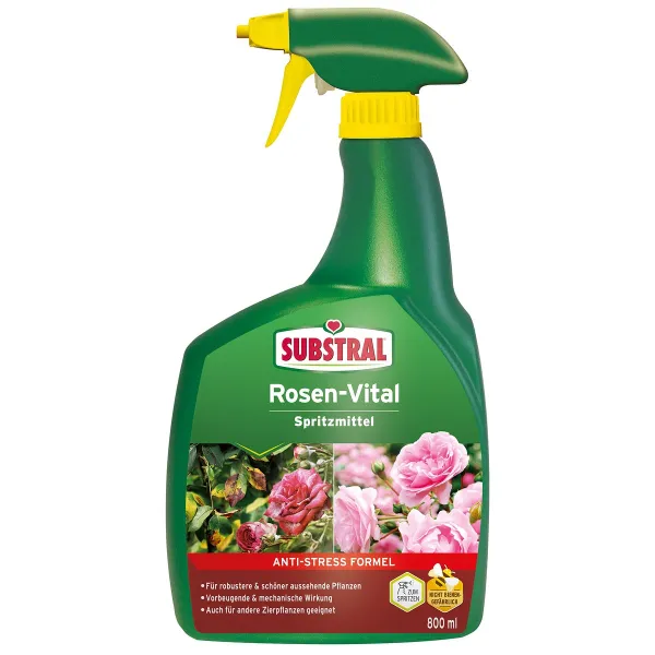 SUBSTRAL® Rosen-Vital Spritzmittel mit Anti Stress Formel - 800 ml