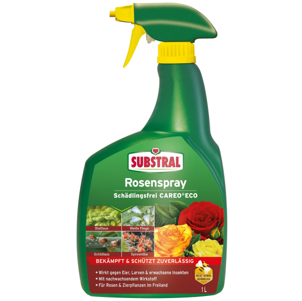 SUBSTRAL® Rosenspray Careo Eco Schädlingsfrei anwendungsfertig - 1 Liter