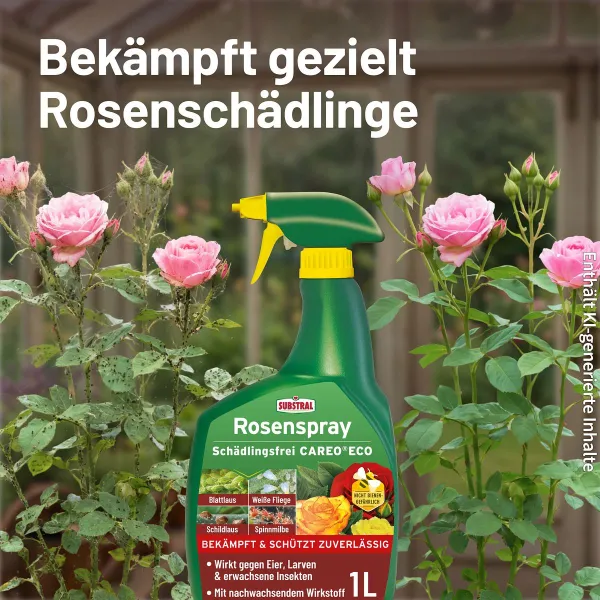 SUBSTRAL® Rosenspray Careo Eco Schädlingsfrei anwendungsfertig - 1 Liter