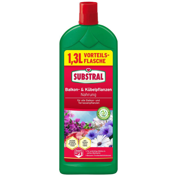 SUBSTRAL® Balkon- & Kübelpflanzen Nahrung - 1,3  Liter