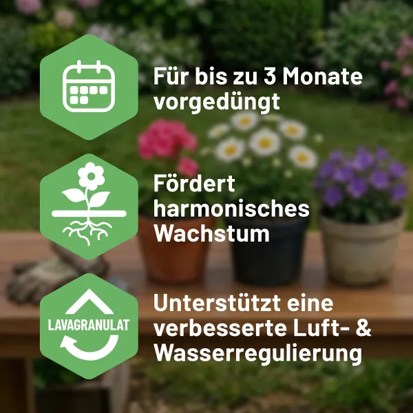 SUBSTRAL® Terra Magma® Grün- und Blühpflanzenerde torffrei - 40 Liter