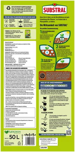 SUBSTRAL® Universalerde torffrei - 50 Liter