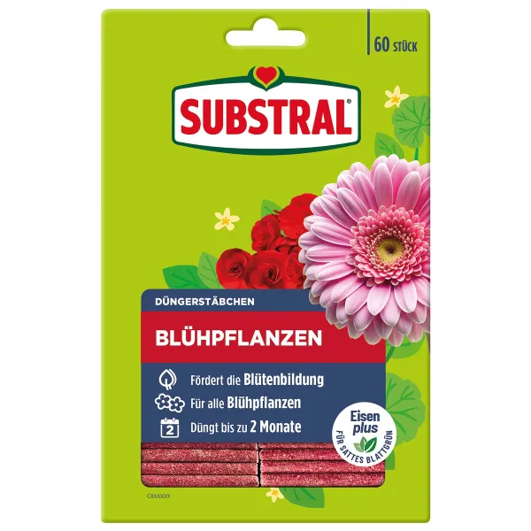 SUBSTRAL® vita + plus Blühpflanzen Dünger-Stäbchen - 60 Stäbchen