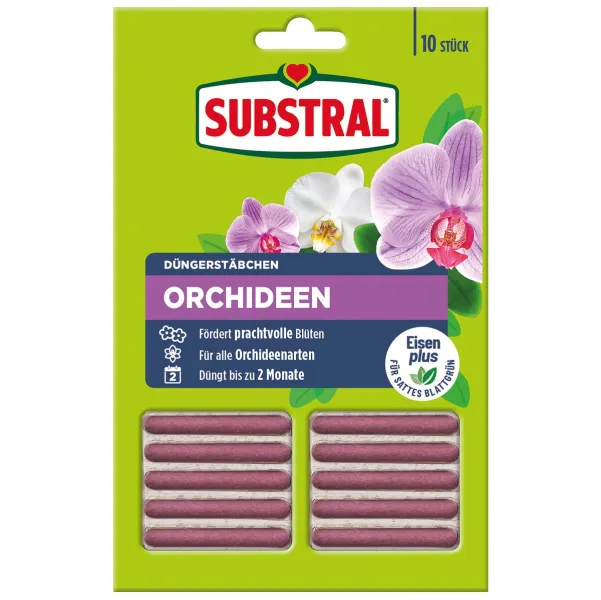 SUBSTRAL® vita+plus Orchideen Dünger­Stäbchen - 10 Stäbchen
