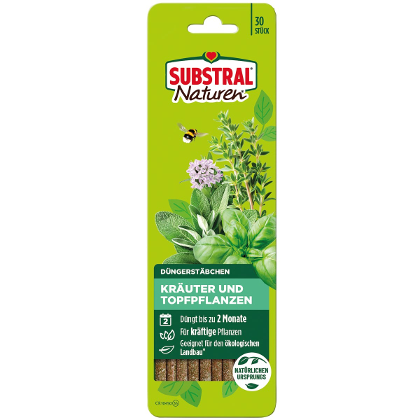 SUBSTRAL® Naturen® Düngerstäbchen Kräuter und Topfpflanzen
