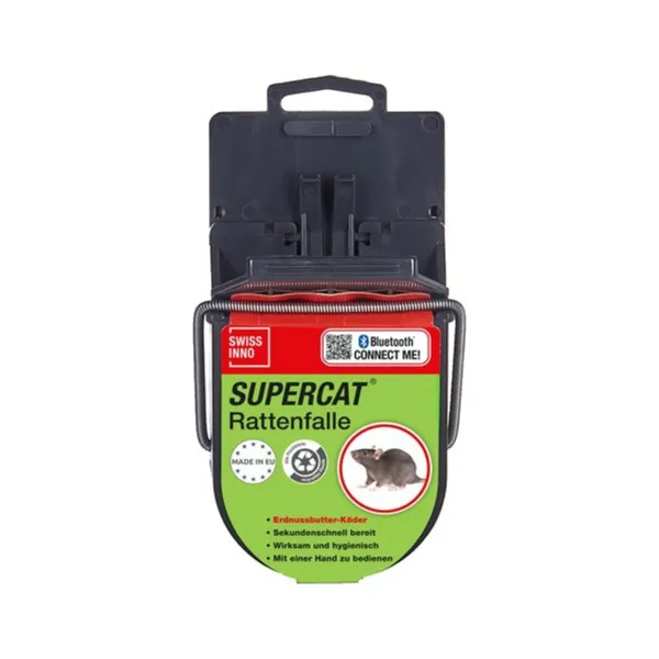Swissinno Rattenfalle SuperCat - Schlagfalle mit Erdnussbutter-Köder Swissinno Rattenfalle SuperCat - Schlagfalle mit Erdnussbutter-Köder