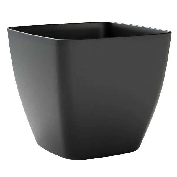 tera® Pflanzgefäße CEYLON Ash anthrazit quadratisch 35 cm - Kunststoff