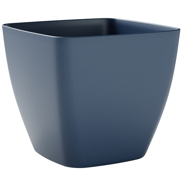 tera® Pflanzgefäße CEYLON Lagoon dunkelblau quadratisch 30 cm - Kunststoff