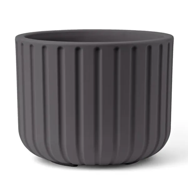 tera® Pflanzgefäße ECHO Basalt dunkelgrau Ø 49 cm - Kunststoff