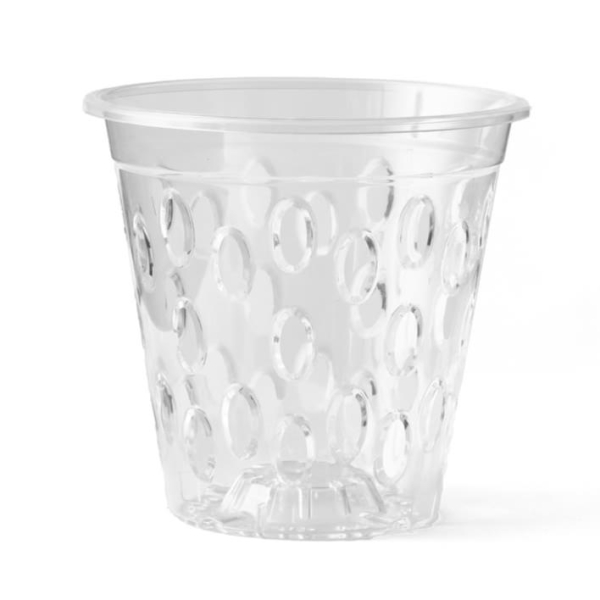 tera® Pflanzgefäße FLORES transparent Ø 14 cm - Kunststoff