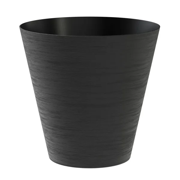 tera® Pflanzgefäße HOOP rund Black schwarz 30 cm - Kunststoff