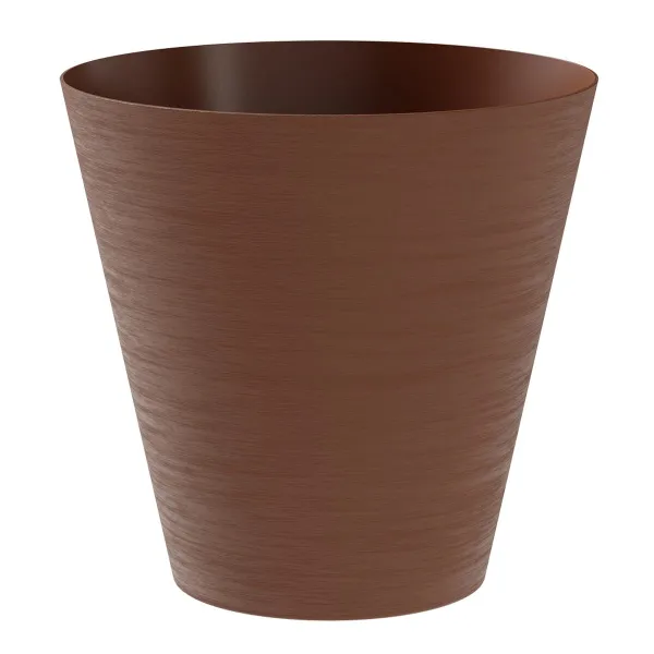 tera® Pflanzgefäße HOOP rund Clay braun 16 cm - Kunststoff
